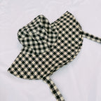 Color Palette Gingham Beach Hat-2