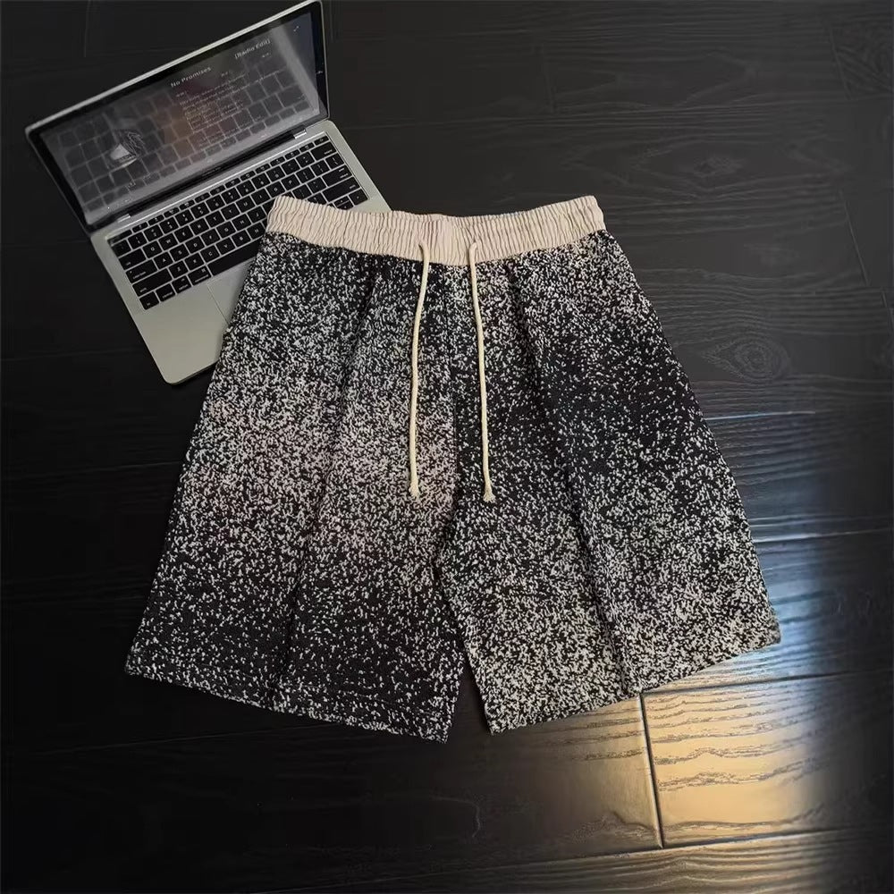 Hawaiian Ethnic Style Knitted Shorts for Men