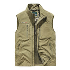 Big Size Men's Vest Outdoor Sports Fishing Sleeveless Jacket
