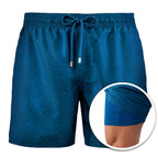 2022 Summer Shorts Men's Beach Pants Sports Pants Printed Double-Layer Shorts Men's Casual Quick-Drying Floral Shorts Men
