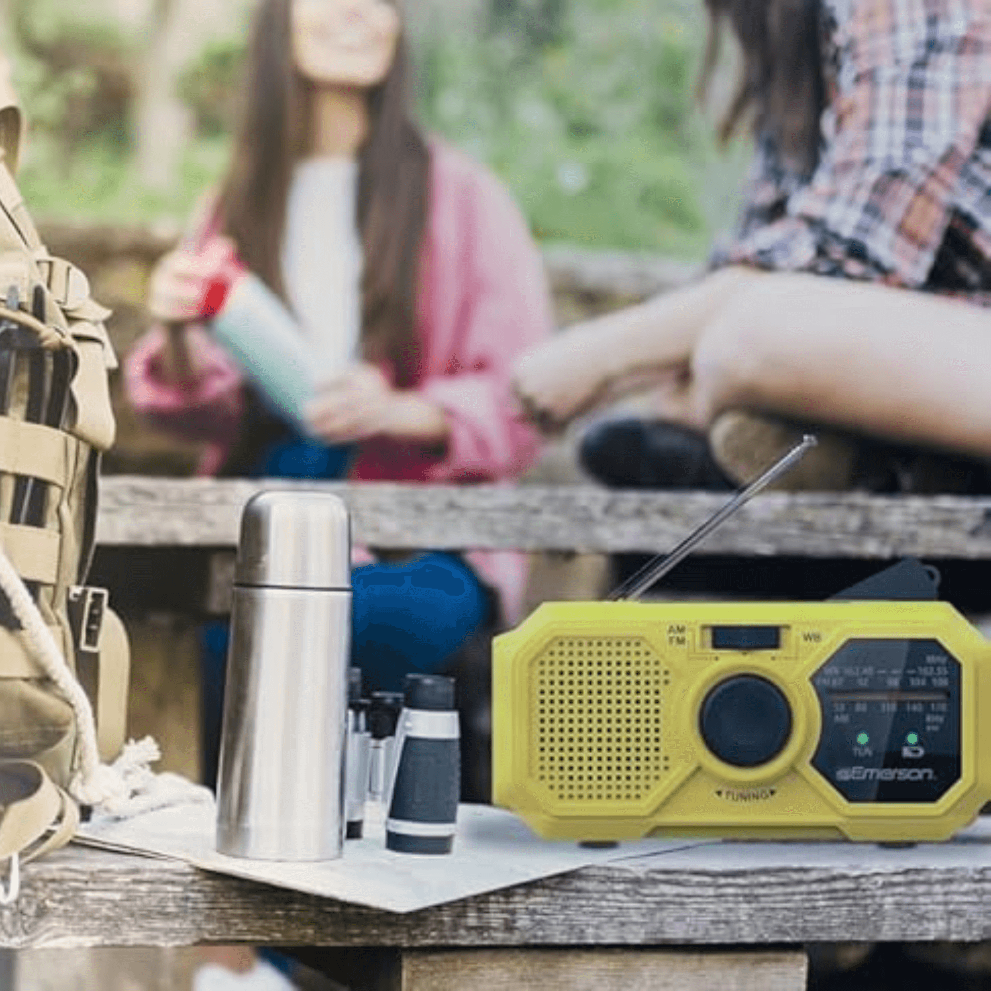 Emerson Emergency AM / FM Radio with Weather Band / Flashlight / Power Bank-3