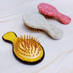 It Girl Life Glam Hair Brush | Rhinestone Wooden Brush | 3 Styles