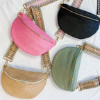 Bahama Breeze Sling Bag | Woven Crossbody Bag | 5 Colors