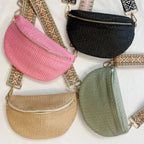 Bahama Breeze Sling Bag | Woven Crossbody Bag | 5 Colors