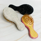 It Girl Life Glam Hair Brush | Rhinestone Wooden Brush | 3 Styles