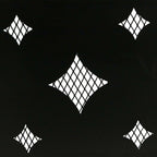 Heavy Duty 36" Black Steel Fire Pit Ring with Diamond Pattern