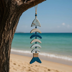 Rustic Driftwood Fish Wall Decor | Handcrafted Wooden Coastal Art