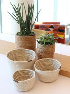 Kata Bin Handwoven Jute Basket | Eco-Friendly Storage Basket Set