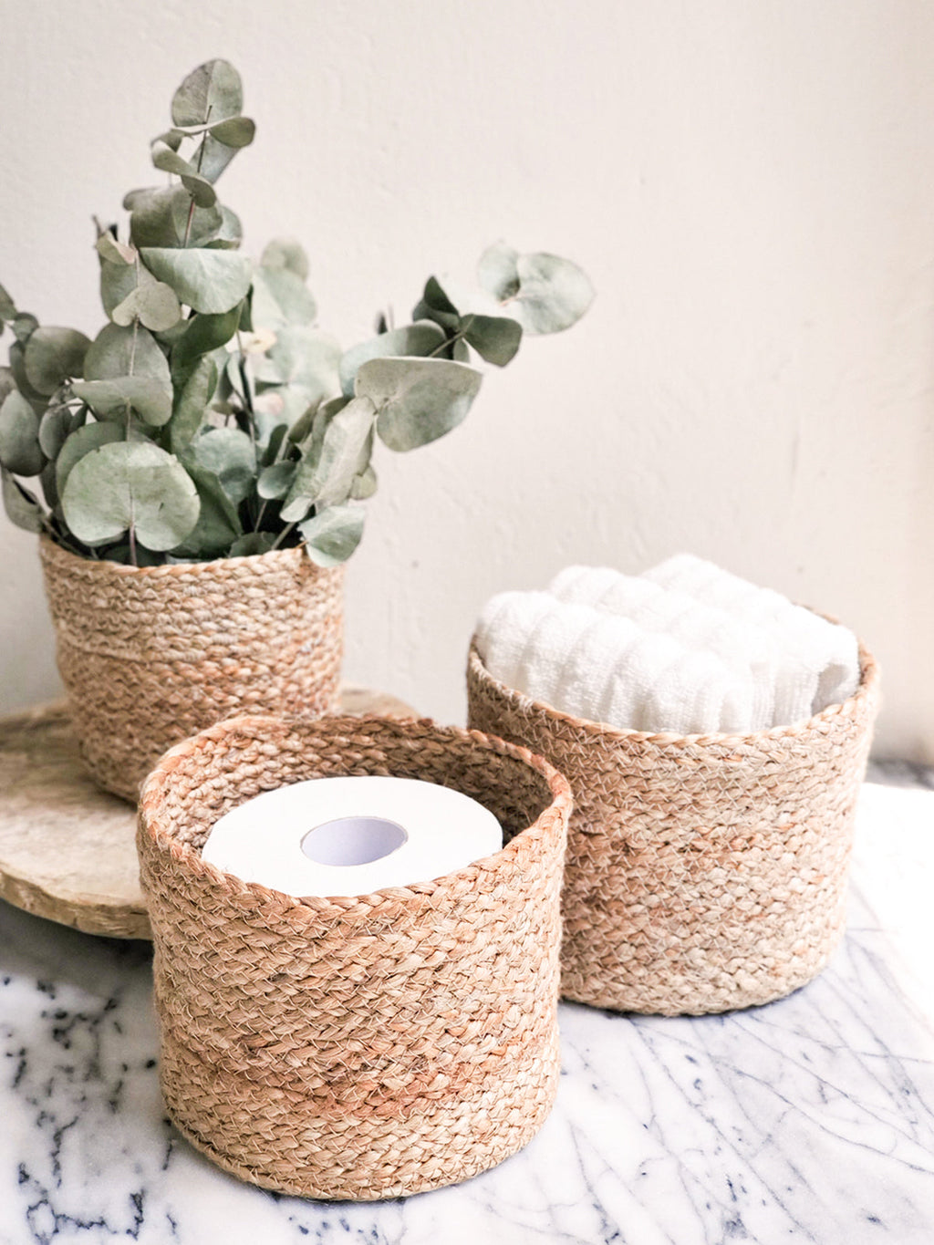 Kata Bin Handwoven Jute Basket | Eco-Friendly Storage Basket Set