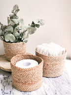 Kata Bin Handwoven Jute Basket | Eco-Friendly Storage Basket Set