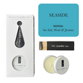 Travel Candle with Matches – Seaside | Sea Salt, Wood & Jasmine Soy Candle
