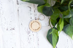 Kindness Counts Keychain, Wooden Keychain, There is Power in Kindness Key Ring with Hearts-4