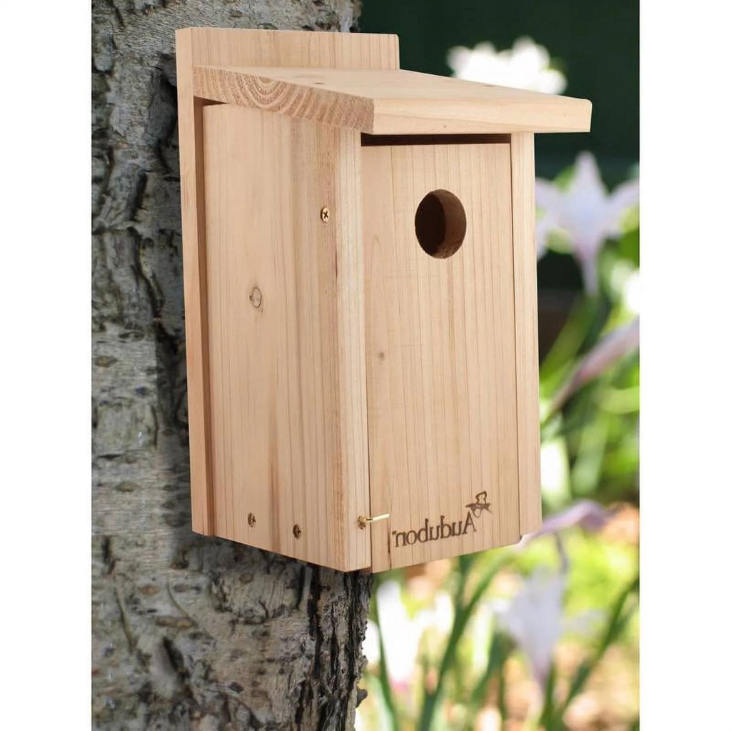 Classic Cedar Wood Bluebird Bird House-0