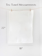 Butterfly Tea Towel Terra-cotta – Watercolor Print, Cotton | Made in USA by Highland Ridge Decor
