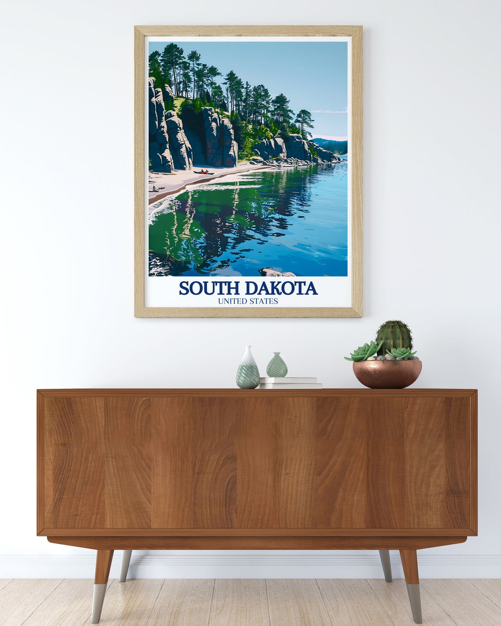 South Dakota  Framed Prints - Custer State Park and Sylvan Lake Ideal Wall Decor - United States  Home Decor