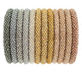 Roll-On® Bracelet – Handcrafted Nepal Bracelet | Glass Beads & Hand-Dyed Cotton