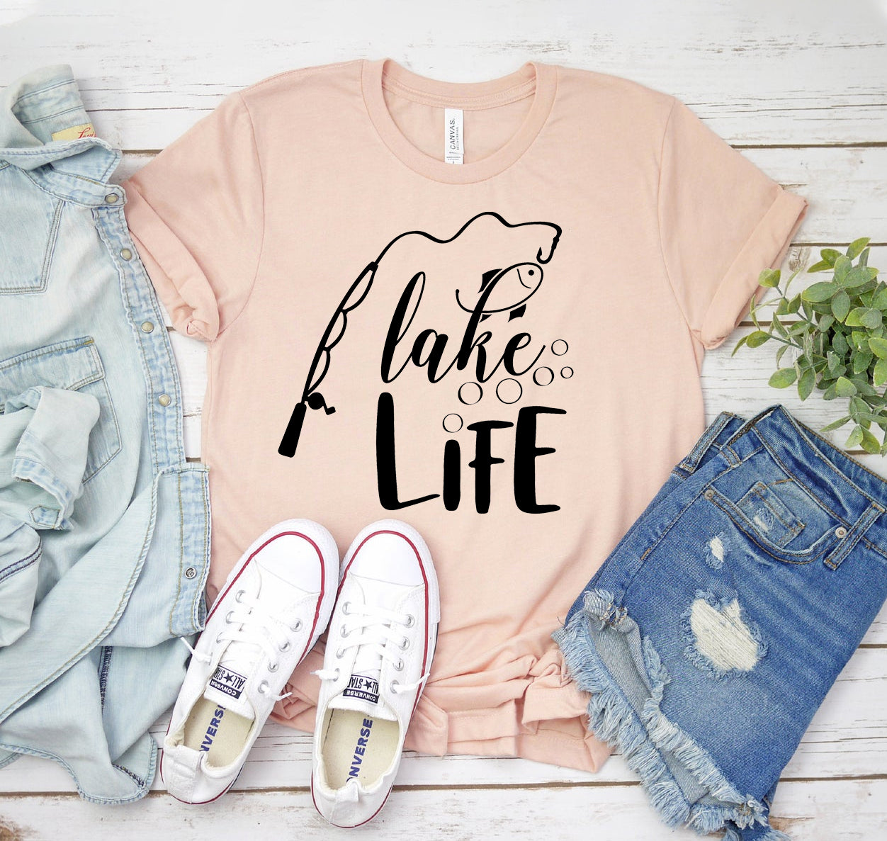 Lake Life T-Shirt | Unisex Soft Crew Neck Graphic Tee