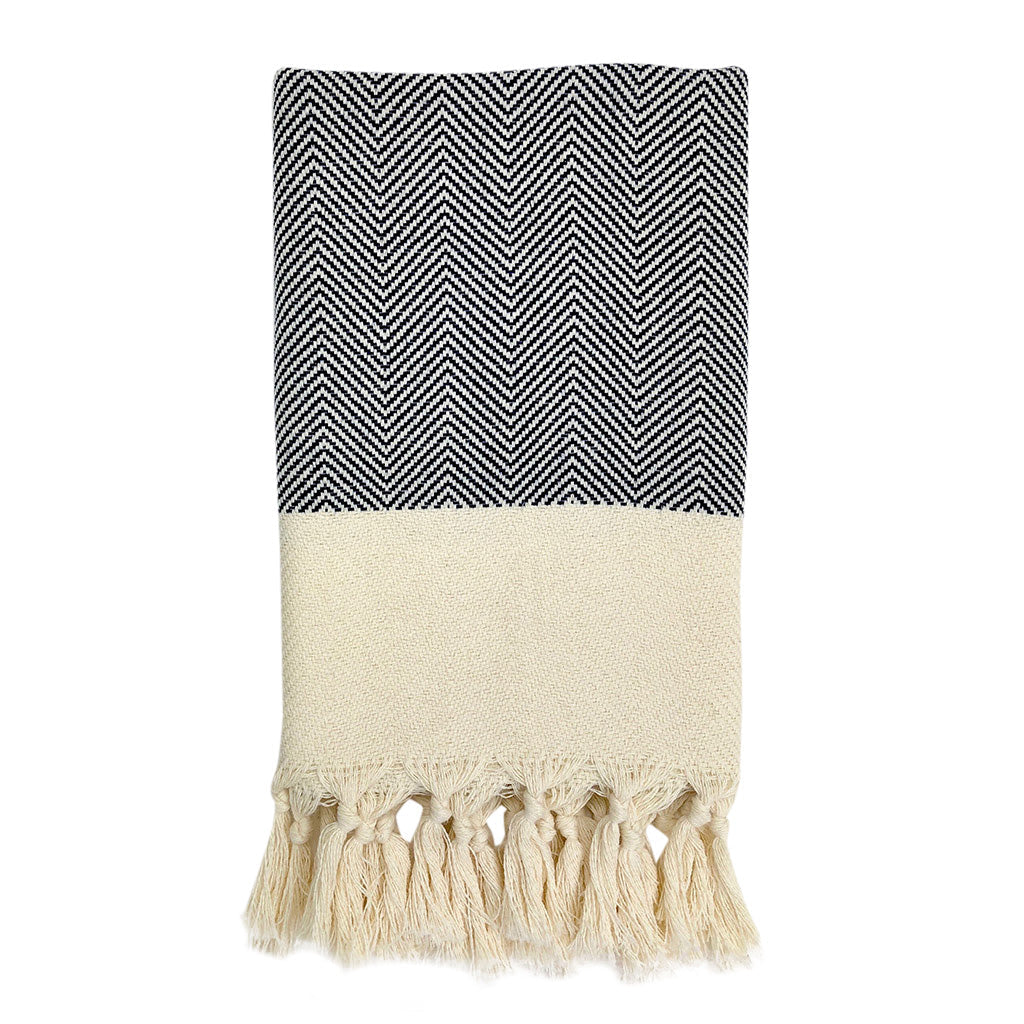 Herringbone Turkish Hand Towel | 100% Cotton Handmade Towel