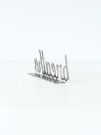 Breathe Metal Word Sign | Plasma Cut Steel Desk & Home Decor