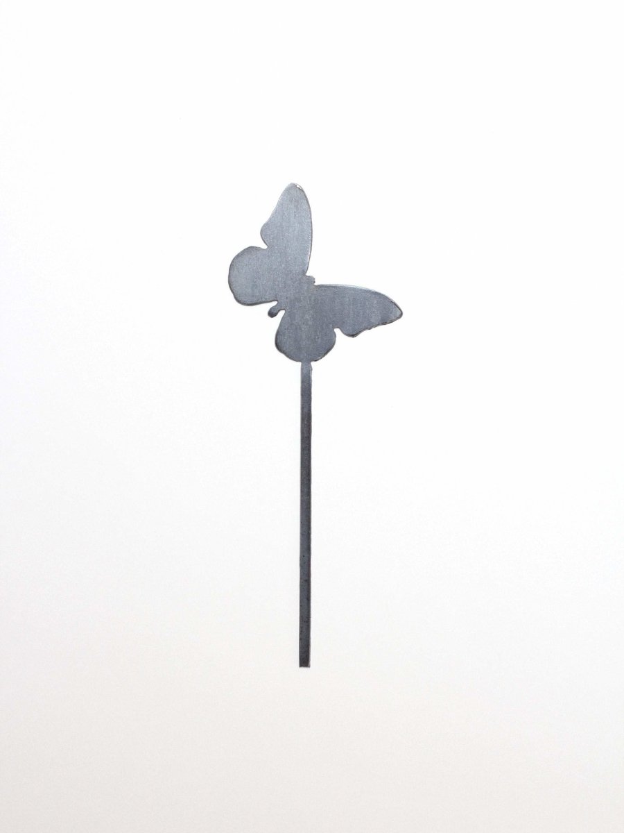 Butterfly Plant Stake | Plasma Cut Steel Garden Decor