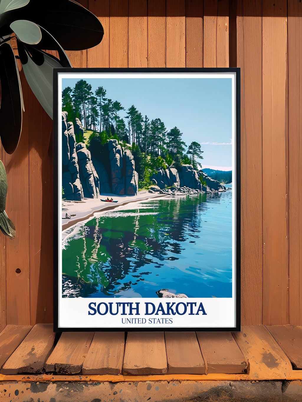 South Dakota  Framed Prints - Custer State Park and Sylvan Lake Ideal Wall Decor - United States  Home Decor