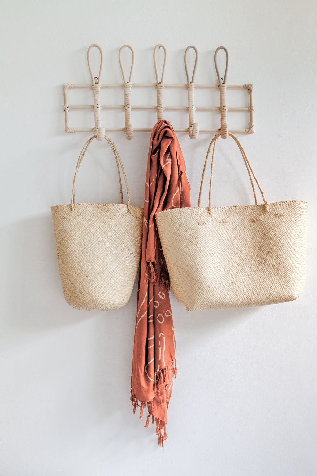 Praya Day Bag | Handwoven Borneo Rattan Circle Bag from Bali