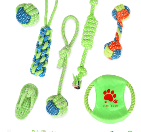 Durable Dog Rope Toys | 100% Natural Cotton | Sets & Singles