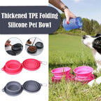Double Collapsible Pet Feeding Bowl Set | Travel Dog & Cat Bowls