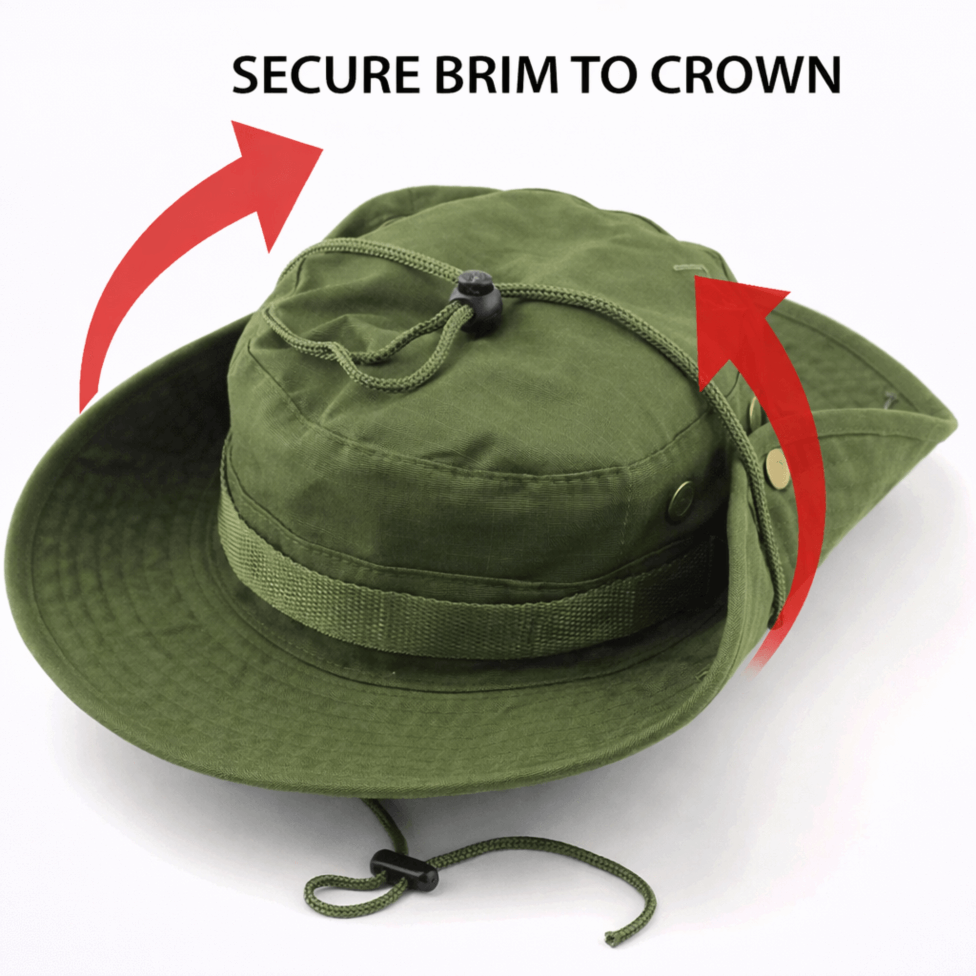 XGear Wide Brim Boonie Bucket Hat — Sun Protection for Lake & Outdoor Adventures