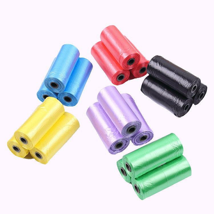 Colorful Coiled Dog Waste Bags | 1, 2, 5 & 10 Roll Packs