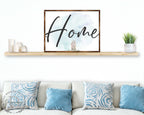 Home — Wooden Farmhouse Sign | Housewarming & Wall Decor Gift