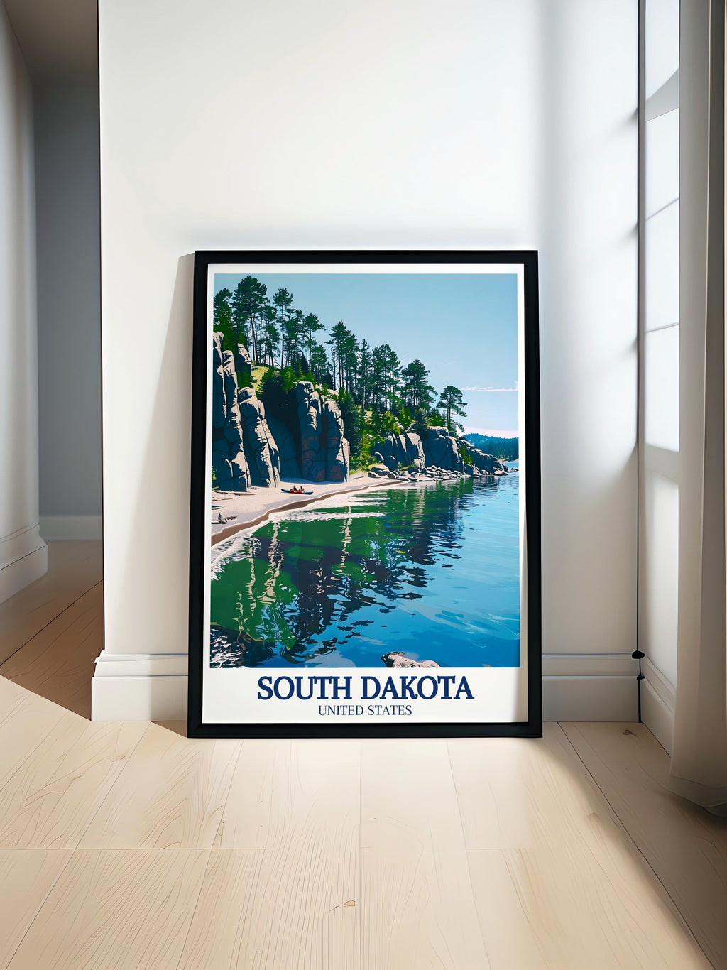 South Dakota  Framed Prints - Custer State Park and Sylvan Lake Ideal Wall Decor - United States  Home Decor