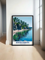 South Dakota  Framed Prints - Custer State Park and Sylvan Lake Ideal Wall Decor - United States  Home Decor