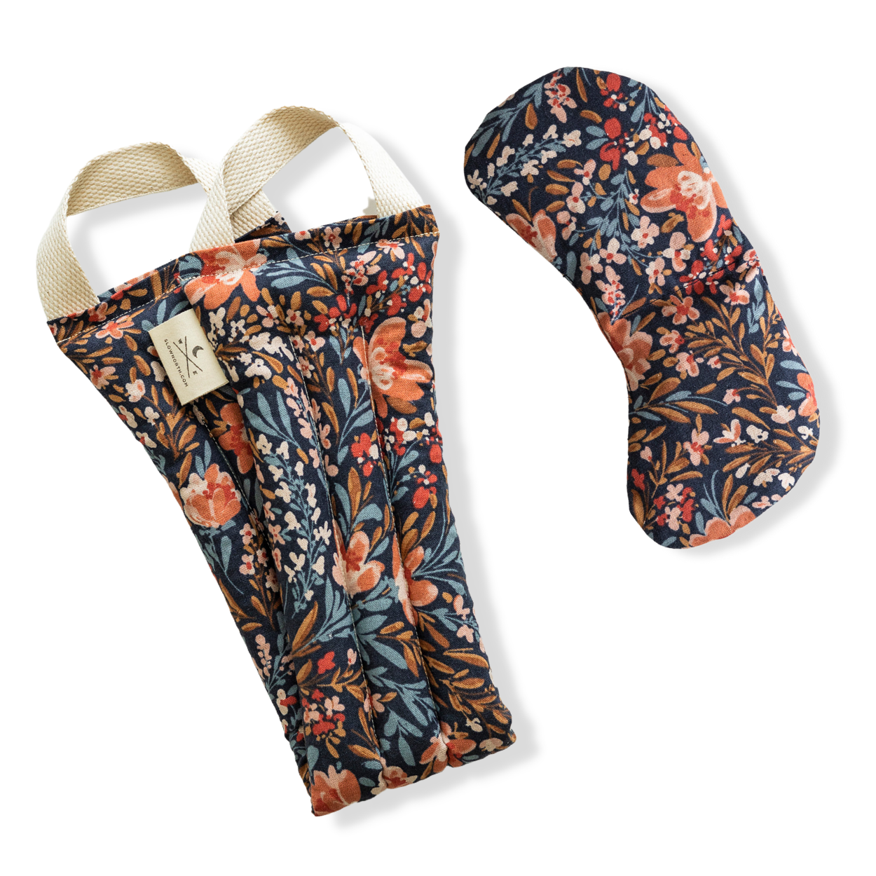 Pom Blossom Eye Mask & Neck Wrap Bundle | Hot & Cold Therapy | Handmade in Austin, TX