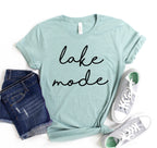 Lake Mode Graphic T-Shirt | Unisex Crew Neck Camping Tee