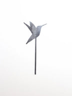 Hummingbird Plant Stake | Plasma Cut Steel Garden Decor