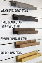 Solid Wood Entryway Shelf with Key Hooks-3