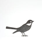 Mockingbird & Robin Metal Bird Statue | Plasma Cut Steel Garden Decor