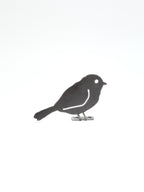 Chickadee Metal Bird Statue | Plasma Cut Steel Garden & Fence Decor
