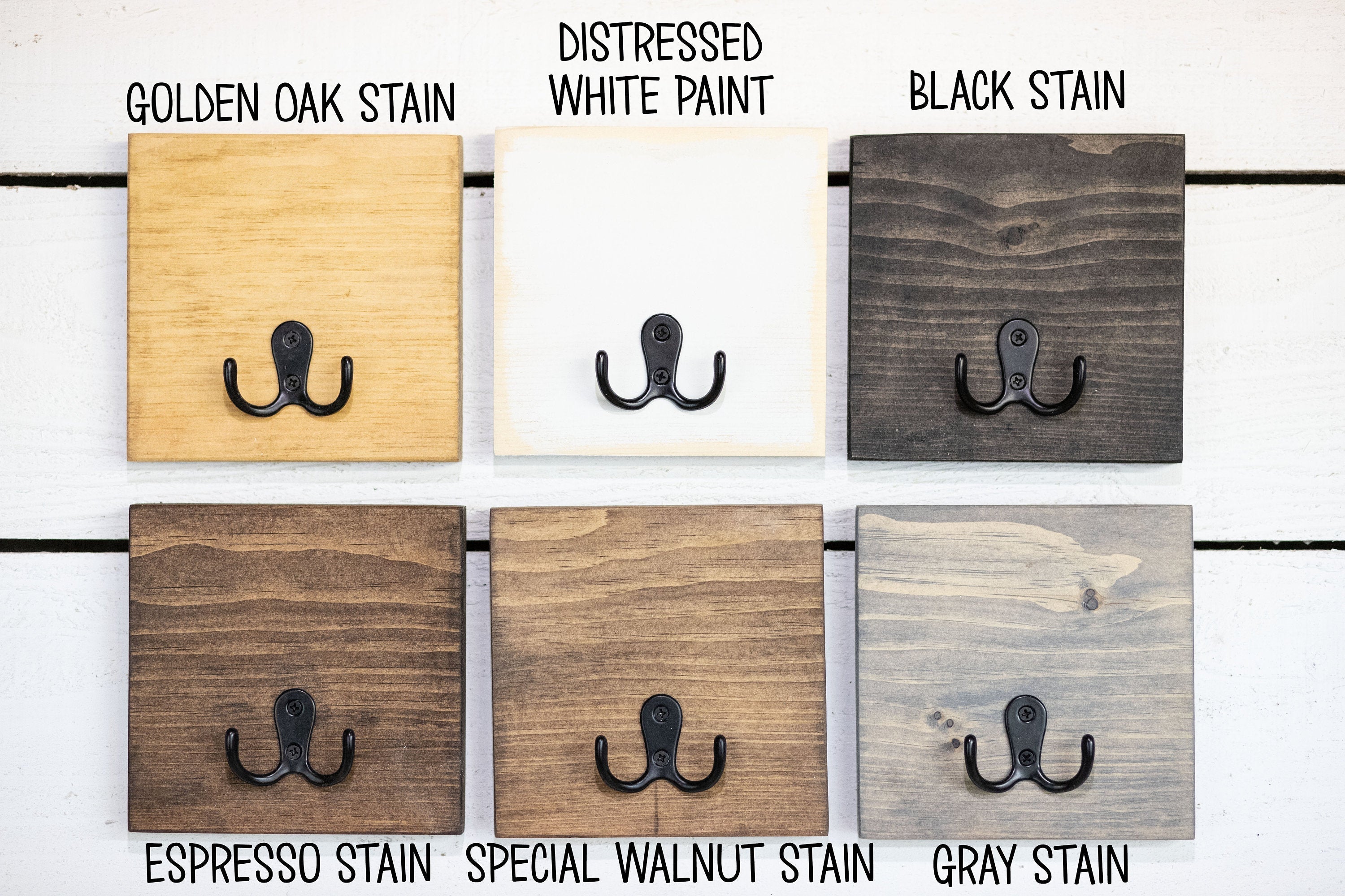 Solid Wood Entryway Shelf with Key Hooks-1