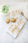 Wild Flower Tea Towel – Watercolor Print, Cotton | Made in USA by Highland Ridge Decor