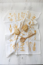 Wild Flower Tea Towel – Watercolor Print, Cotton | Made in USA by Highland Ridge Decor
