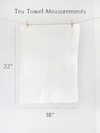 Flower Garden Tea Towel – Watercolor Print, 100% Cotton | Made in USA by Highland Ridge Decor