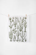 Cactus Tea Towel – Watercolor Print, 100% Cotton | Made in USA by Highland Ridge Decor