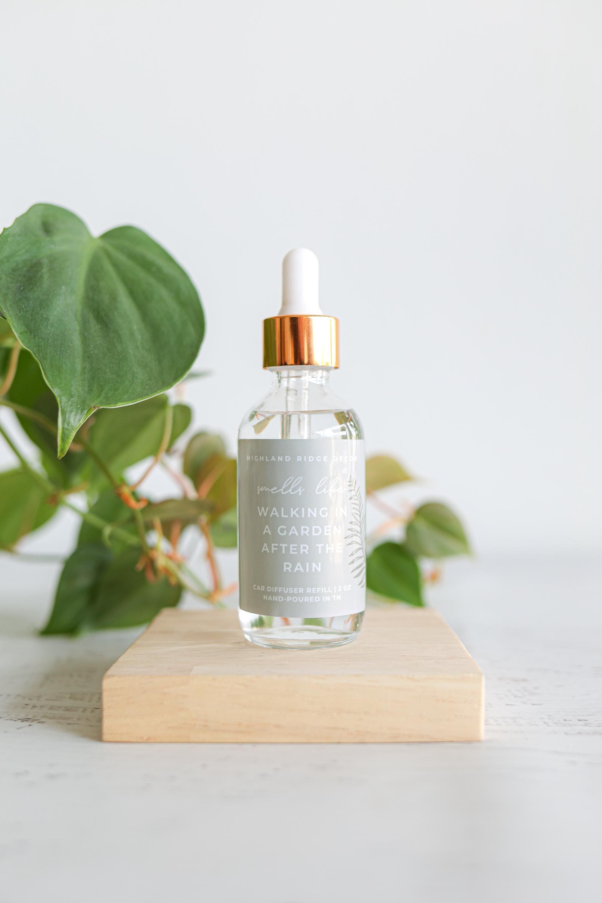 Car Diffuser Refill – Walking in a Garden After the Rain | Jasmine, Gardenia & Fern