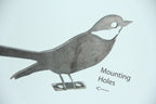 Mockingbird & Robin Metal Bird Statue | Plasma Cut Steel Garden Decor