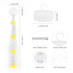 Firework Starburst String Lights 2-Pack | 120 LED, 8 Modes, Remote & Timer
