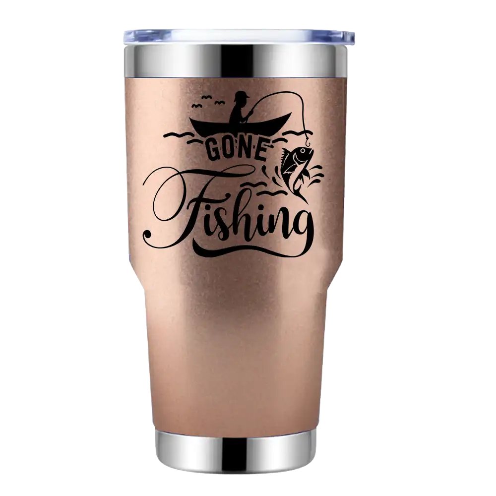 Gone Fishing 30oz Insulated Tumbler | Perfect Fishing Gift
