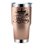 Gone Fishing 30oz Insulated Tumbler | Perfect Fishing Gift