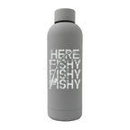 Here Fishy Fishy 17oz Insulated Water Bottle | Rubber-Coated Stainless Steel